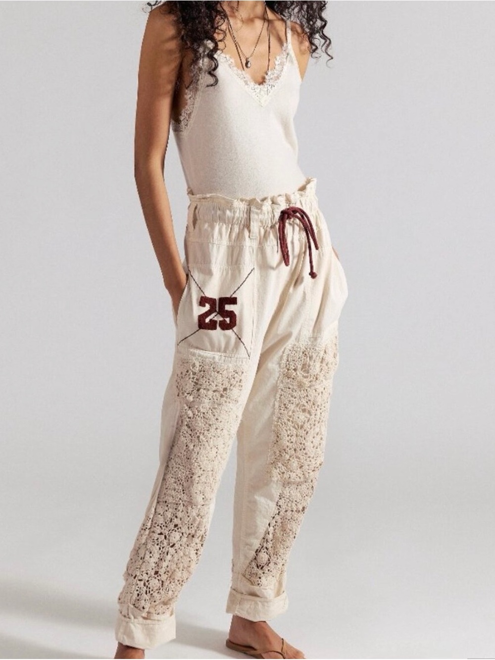 NWT FREE PEOPLE Rockaway Craft Pants / Birch